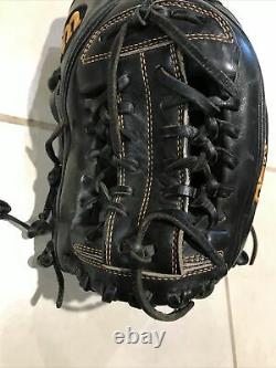 Wilson A2K 12 Baseball Glove Pro Stock Select Black Right Hand Thrower Preowned