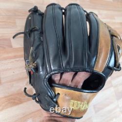 Wilson A2K G4 11.5 Baseball Glove Black Tan Infield RHT Pro Stock
