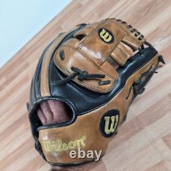Wilson A2K G4 11.5 Baseball Glove Black Tan Infield RHT Pro Stock
