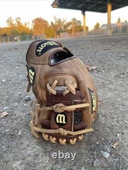 Wilson A2K Pro Stock 1788 11.25 Pure Infield Mischief relaced and conditioned