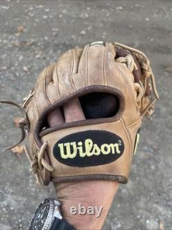 Wilson A2K Pro Stock 1788 11.25 Pure Infield Mischief relaced and conditioned