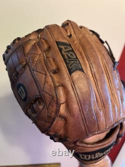 Wilson A2K Pro Stock Select Leather LHT Lefty Baseball Infield Glove Mitt A3D