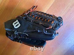 Wilson A2k D33 Pro Stock Rht Baseball Glove 11.75 Black / Orange Excellent Shape