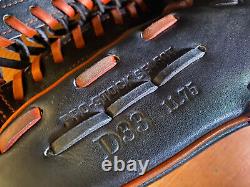 Wilson A2k D33 Pro Stock Rht Baseball Glove 11.75 Black / Orange Excellent Shape