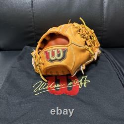 Wilson Baseball Glove Infield Hard 11.5 Pro StockLeather Used Case