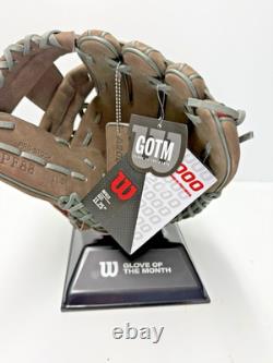 Wilson Dec 2023 GOTM A2000 PF88 11.25 Infield Glove WBW1016911125 Buffed Coal