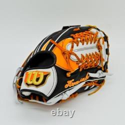 Wilson Staff 11.5 Infield Right Black Orange PRO STOCK Leather made in Japan