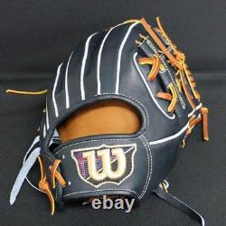 Wilson Staff DUAL 86 Baseball Glove Black RHT Infield Pro Stock Leather Japan