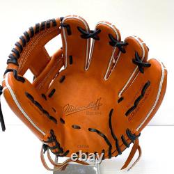 Wilson Staff DUAL 86PF 11.5 Infielder RHT Glove Orange Pro Stock Leather JAPAN