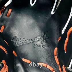 Wilson Staff DUAL 87 11.75 Infielder RHT Glove Black JAPAN Pro Stock Limited