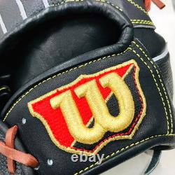 Wilson Staff DUAL 87 11.75 Infielder RHT Glove Black JAPAN Pro Stock Limited