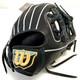 Wilson Staff Dual Infielder 11.5 Rht Black Pro Stock Leather Hard Baseball Japan