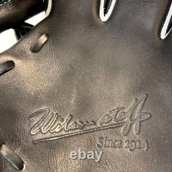Wilson Staff DUAL Infielder 11.5 RHT Black Pro Stock Leather Hard Baseball Japan