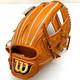 Wilson Staff Dual Infielder 11.5 Rht Orangetan Pro Stock Leather Baseball Japan