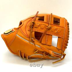 Wilson Staff DUAL Infielder 11.5 RHT OrangeTan Pro Stock Leather Baseball Japan