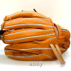 Wilson Staff DUAL Infielder 11.5 RHT OrangeTan Pro Stock Leather Baseball Japan