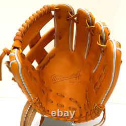 Wilson Staff DUAL Infielder 11.5 RHT OrangeTan Pro Stock Leather Baseball Japan