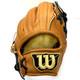 Wilson Staff Dual Infielder Baseball Glove 11.75 Rht Pro Stock Leather Tan Japan