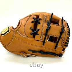 Wilson Staff DUAL Infielder Baseball Glove 11.75 RHT Pro Stock Leather Tan JAPAN