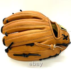 Wilson Staff DUAL Infielder Baseball Glove 11.75 RHT Pro Stock Leather Tan JAPAN