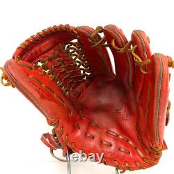 Wilson Staff DUAL Infielder Glove 11.25 E Orange Pro Stock Leather JAPAN HWP6KK