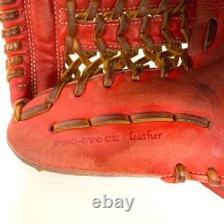 Wilson Staff DUAL Infielder Glove 11.25 E Orange Pro Stock Leather JAPAN HWP6KK