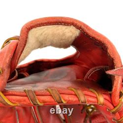 Wilson Staff DUAL Infielder Glove 11.25 E Orange Pro Stock Leather JAPAN HWP6KK