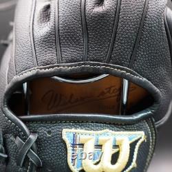 Wilson Staff DUAL TEDDY BEAR LOGO ProStock Infield Baseball Glove RHT JAPAN 1975