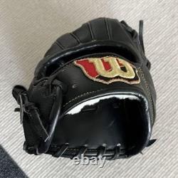 Wilson Staff Hard Glove 86 Infield 11.5 Pro Stock Leather Used