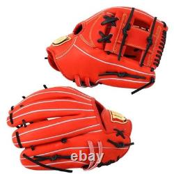 Wilson WBW101703 1723 Pro Stock 11.75 Infielder Glove Japan RHT Hardball Orange