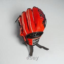 Yardley Sports 11.50 RHT Horween Baseball Glove Orange INF Glove Brand New