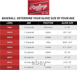 Youth Baseball Glove Infield Design Multiple Colors``