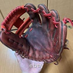 ZETT Baseball Glove ZETT Pro Status infielder glove Genda Imamiya strength good