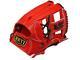 Zett Pro Elite 11.75 Inch Japan Red Baseball Softball Infielder Glove