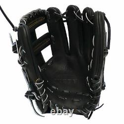 ZETT Pro Japan Steerhide 11.75 inch Infielder Glove Black
