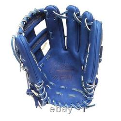 ZETT Pro Japan Steerhide 11.75 inch Infielder Glove Royal