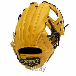 ZETT Pro Model 11.25 inch Tan Baseball Infielder Glove