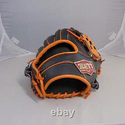 ZETT Pro Model 5004 BlackOrange 12 Right-HandedThrower Infielder Baseball Glove
