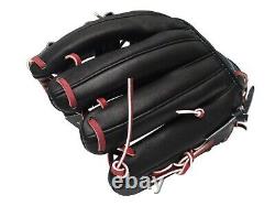 ZETT Pro Model Elite 11.75 inch Black Baseball Softball Infielder Glove