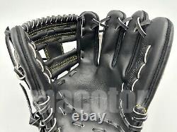 ZETT Special Pro Order 11.5 Infield Baseball Glove Black H-Web RHT Japan NPB