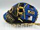 Zett Special Pro Order 11.5 Infield Baseball Glove Blue Black Gold Rht Limited