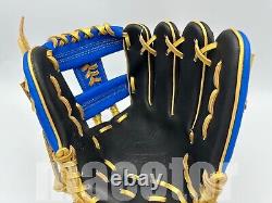 ZETT Special Pro Order 11.5 Infield Baseball Glove Blue Black Gold RHT Limited