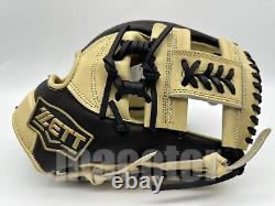 ZETT Special Pro Order 11.5 Infield Baseball Glove Cream Black H-Web RHT NPB