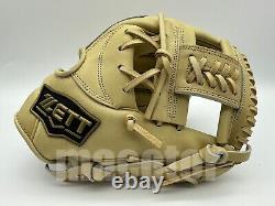 ZETT Special Pro Order 11.5 Infield Baseball Glove Cream H-Web RHT NPB SALE