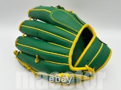 ZETT Special Pro Order 11.5 Infield Baseball Glove Green Yellow RHT Limited