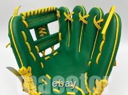 ZETT Special Pro Order 11.5 Infield Baseball Glove Green Yellow RHT Limited