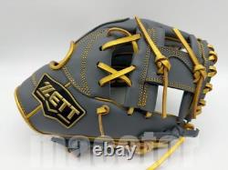ZETT Special Pro Order 11.5 Infield Baseball Glove Grey Gold RHT Kenta Limited