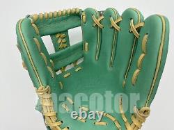 ZETT Special Pro Order 11.5 Infield Baseball Glove Mint Green Cream RHT NPB New