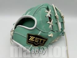 ZETT Special Pro Order 11.5 Infield Baseball Glove Mint Green White RHT Limited