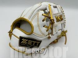 ZETT Special Pro Order 11.5 Infield Baseball Glove White Gold RHT Limited